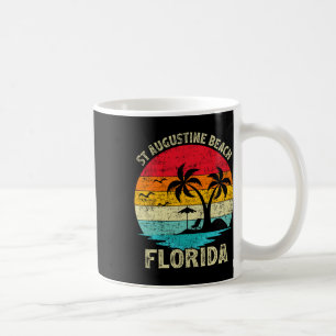 Mug Vacances en famille Vintage Retro Florida St Augus