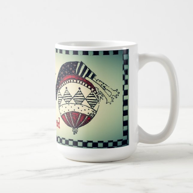 Mug Vacances faites sur commande de Pilates (sains et (Droite)