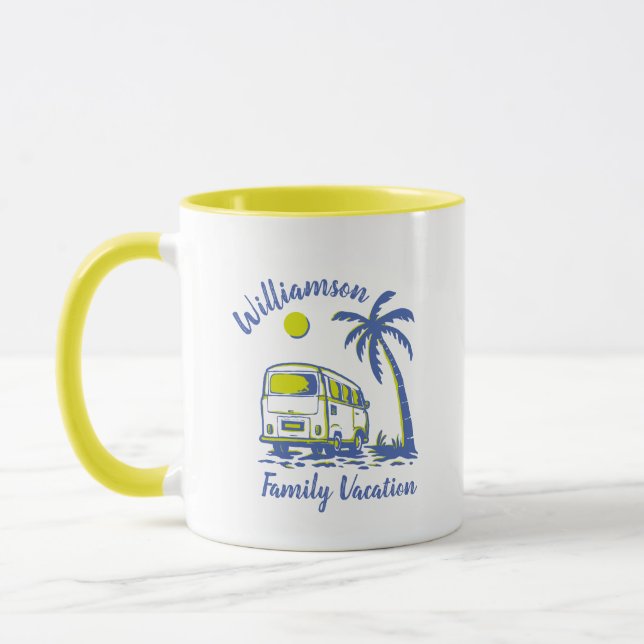 Mug Vacances familiales personnalisées (Gauche)
