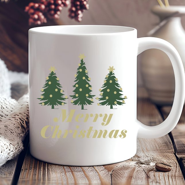Mug Vacances Joyeuses pins de Noël (Créateur téléchargé)