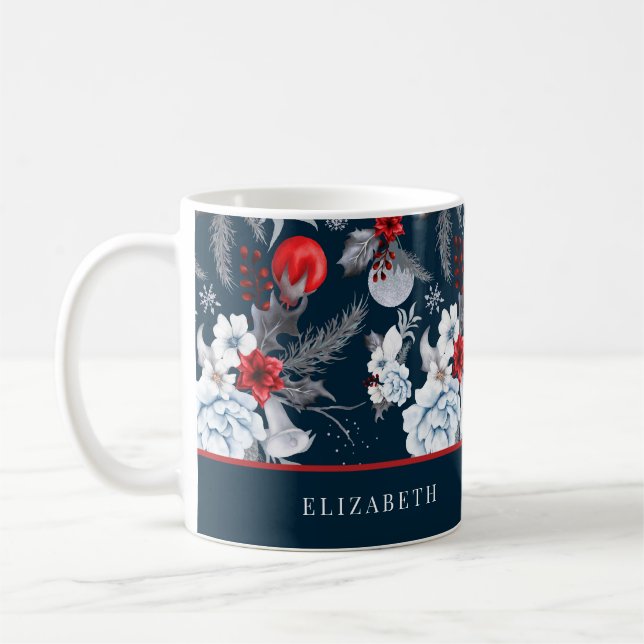 Mug Vacances Marine Blue Red Silver (Gauche)