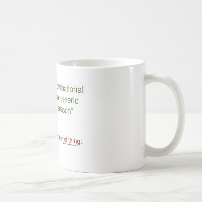 Mug Vacances politiquement correctes (Droite)