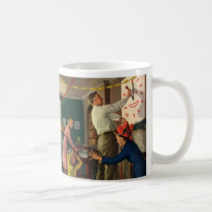 Mug Vacances vintage, minuit du Nouvel An