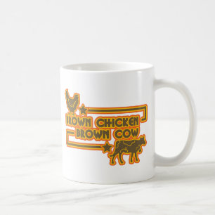 Mug Vache Brown à brun de poulet