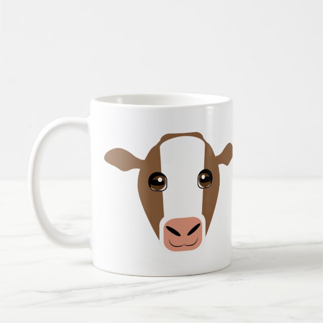 Mug Vache Brown et blanche sur Musique (Gauche)