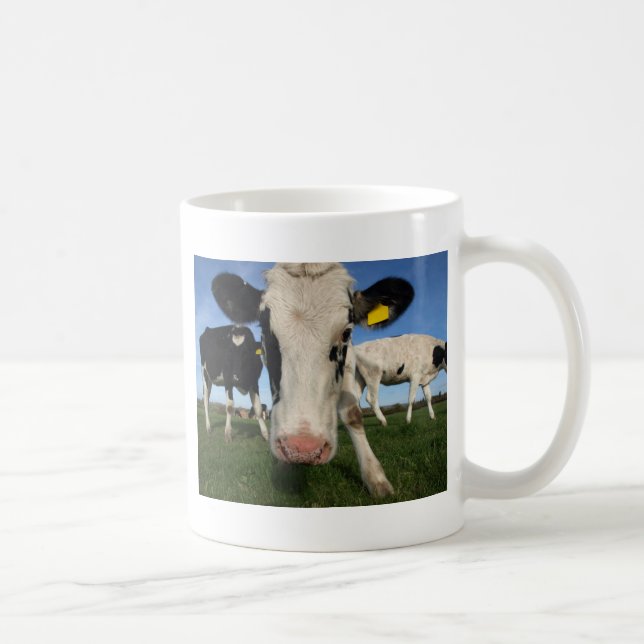 Mug Vache curieuse (Droite)