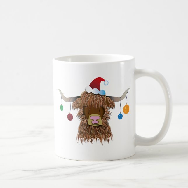 Mug Vache de Noël (Droite)