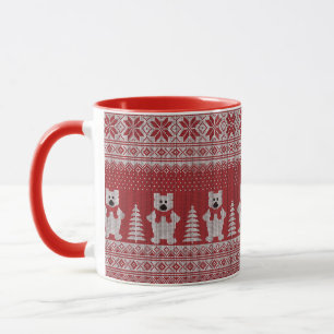 Mug Vache de Noël Mignon