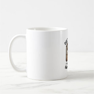 Mug Vache des Highlands drôle ne regarde pas en arrièr