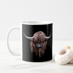 Mug Vache des montagnes écossaise en couleurs