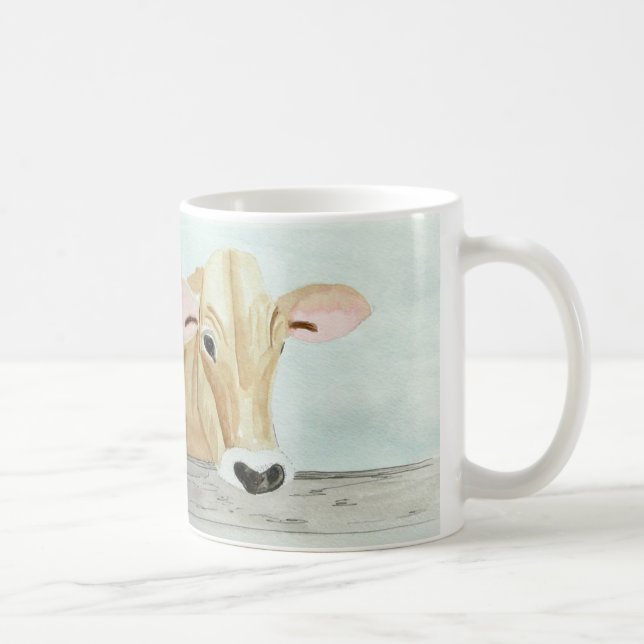 Mug Vache du Jersey et "crème du besoin ? ' (Droite)