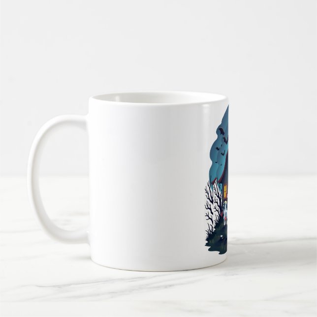 Mug Vache et grange hantée (Gauche)