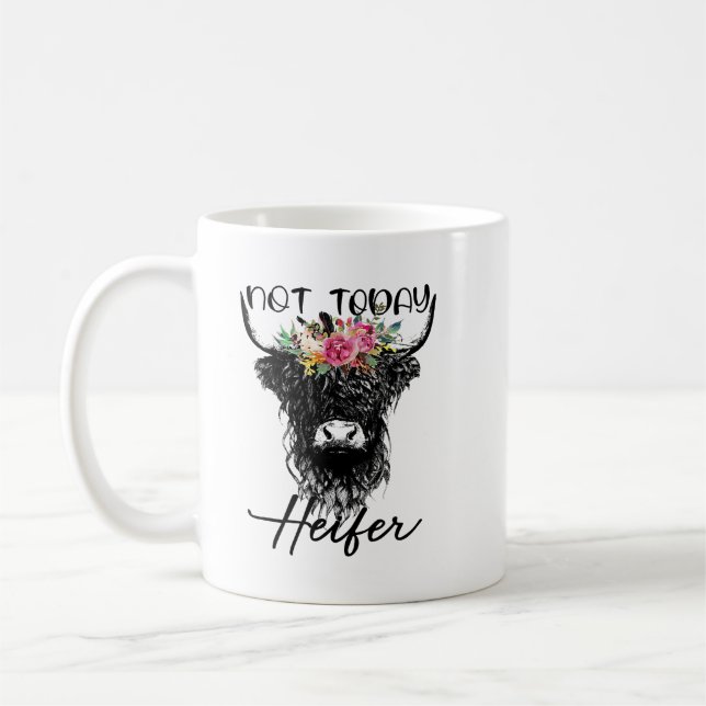 Mug Vache Hauteuse Pas Aujourd'Hui Amateurs De Vache H (Gauche)