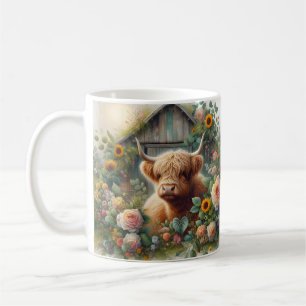Mug Vache Highland Ferme Florale