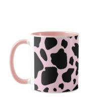 Vache Imprimer sur le président rose