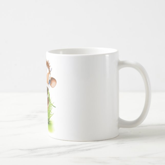 Mug Vache Jersey dans l'herbe (Droite)