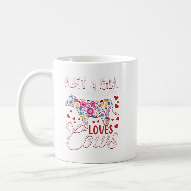 Mug Vache Juste Une Fille Qui Aime Les Vaches Femmes F (Gauche)