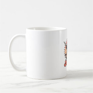 Mug Vache Lunatique Gravure Rétro Coucher de Soleil De