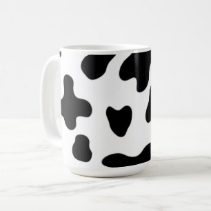 Mug Vache noire et blanche moderne et belle