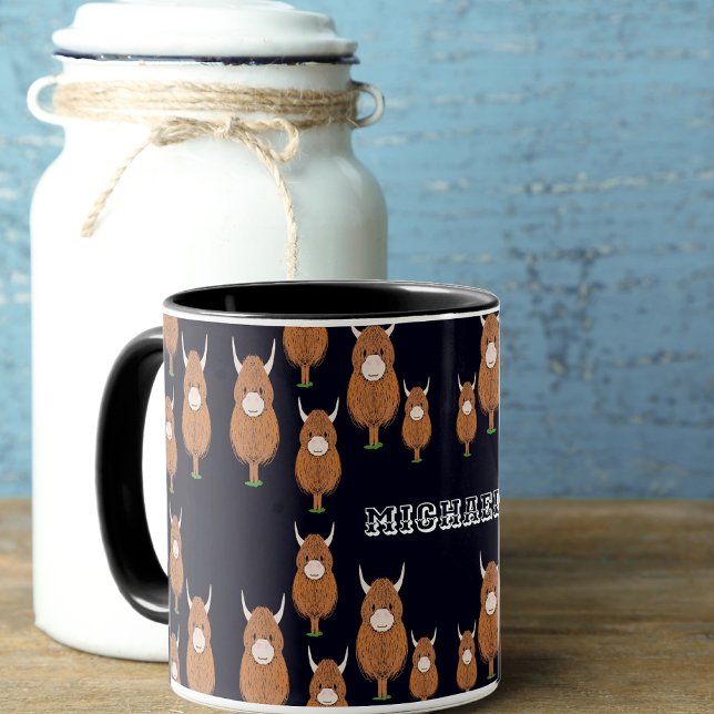 Mug Vache personnalisée avec cornes (Créateur téléchargé)