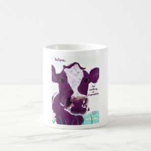 Mug Vache pourpre très probablement contemplant le vol