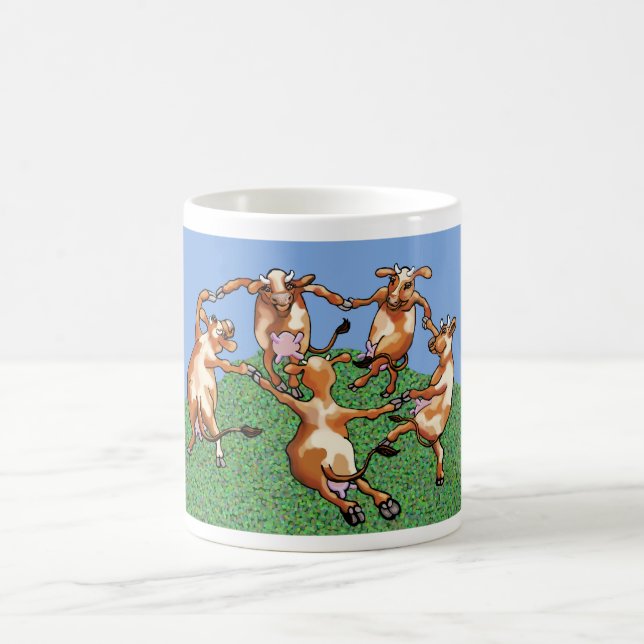 Mug Vaches dansantes par Mootisse (Centre)
