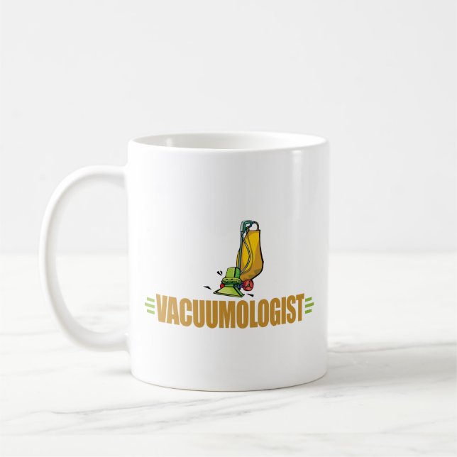 Mug Vacuumage amusant (Gauche)