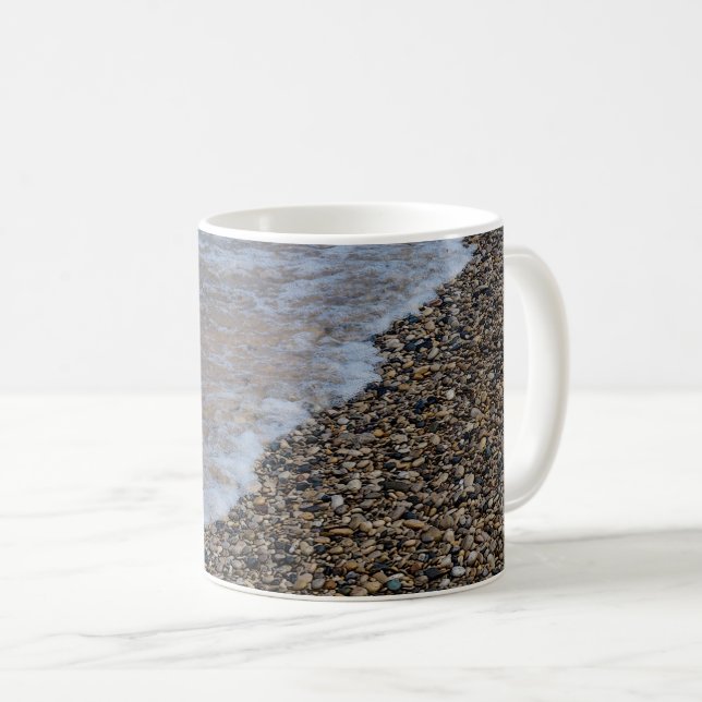 Mug Vague Ashore Peinture de café (Devant droit)