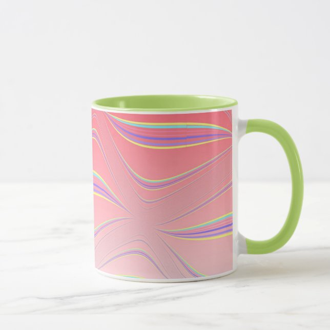Mug Vagues Abstraites (Droite)