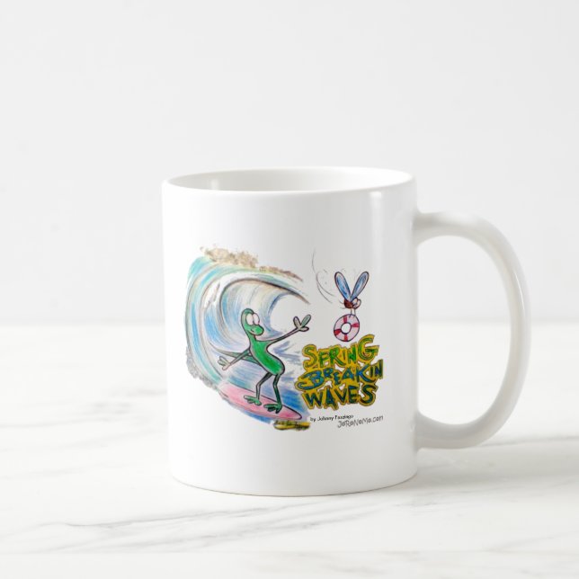 Mug Vagues de cambriolage de ressort de Durante (Droite)