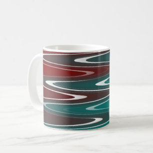 Mug Vagues en blanc
