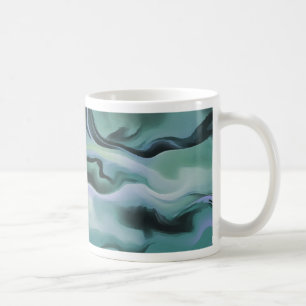 Mug Vagues En Harmonie Acrylique Pour L'Art Abstrait