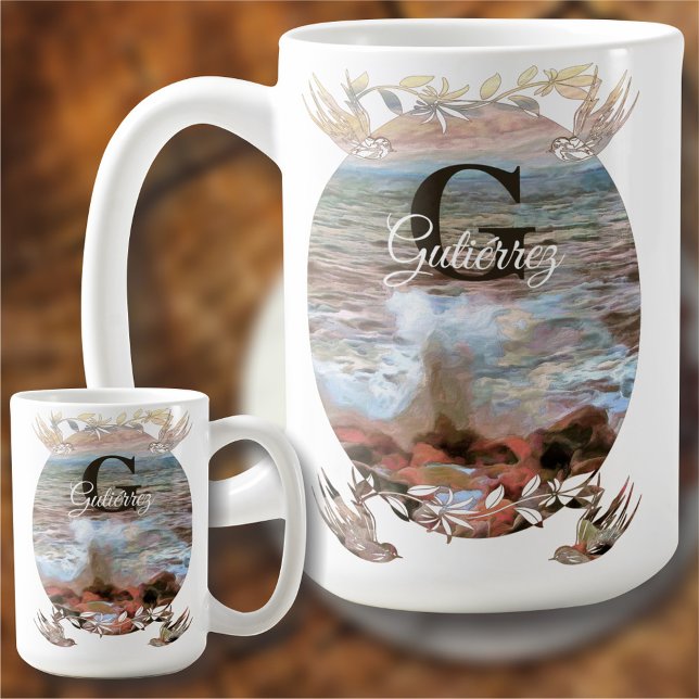 Mug Vagues rocheuses 0742 (Créateur téléchargé)
