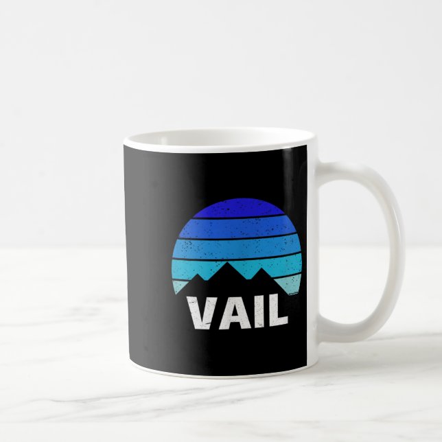 Mug Vail, Colorado Journée des oiseaux bleus (Droite)