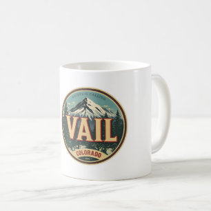 Mug Vail colorado vintage extérieur hiver neige ski