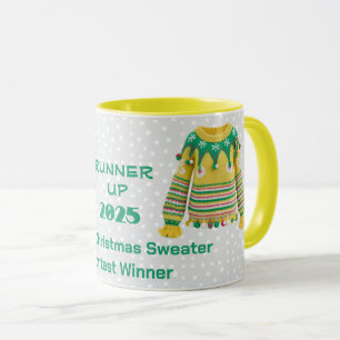 Mug Vainqueur du concours de deuxième place du pull de