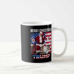 Mug Vainqueur du dîner de Noël Père Noël Trump Ugly Sw