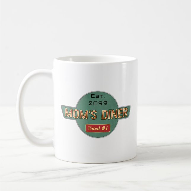Mug Vaisselle Retro Diner de maman (Gauche)
