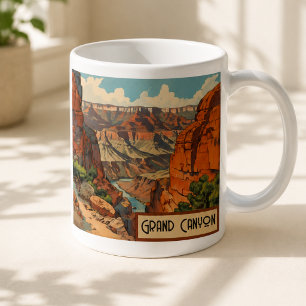 Mug Vaisselle Rétro Grand Canyon