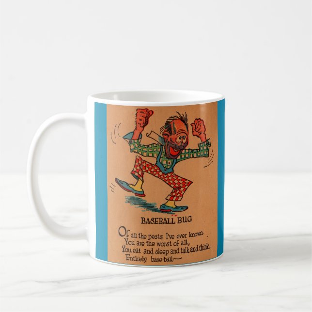 Mug valentine au vinaigre des années 1930 : l'insecte (Gauche)