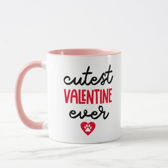 Mug Valentine Cutest Ever ..de votre Rottweiler (Gauche)