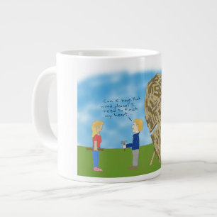 Mug Valentine en bois