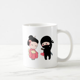 Mug Valentine Ninja et Geisha