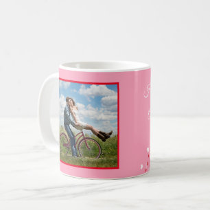 Mug Valentine rose Personnaliser cadeau MODÈLE PHOTO