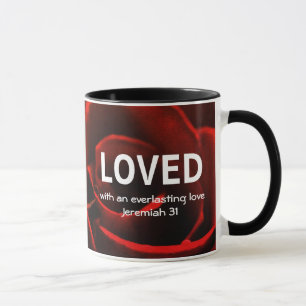 Mug Valentine   Rose rouge   AIMÉ   Christian