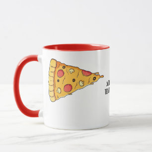 Mug Valentines Couples Correspondant Cute Pizza Girl