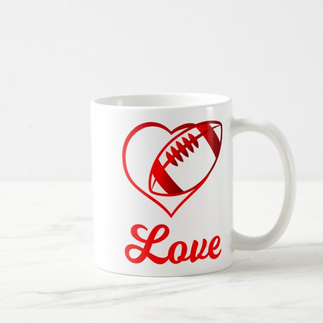 Mug Valentines Day Gift For Football Lovers  (Droite)