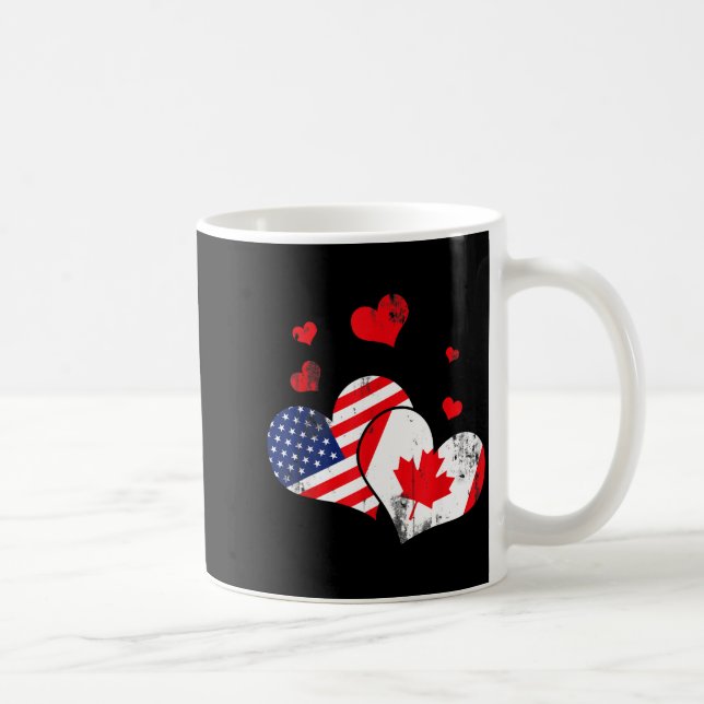 Mug Valentine's Day Gift Maple Leaf Canada  (Droite)