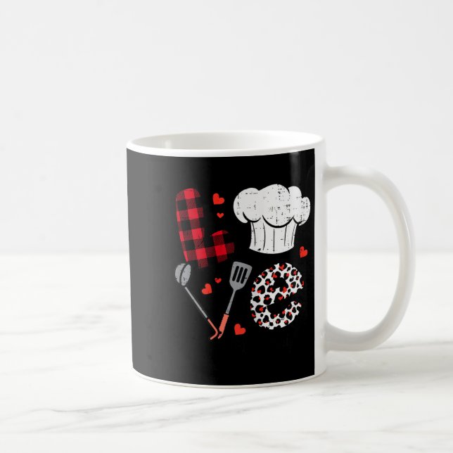 Mug Valentines Day Love Lunch Lady Life School Cafeter (Droite)