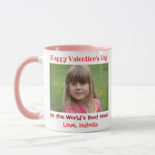 Mug Valentines Jour Mignonne Mondes Meilleur Maman Enf